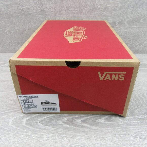 Vans Old Skool Stackform Womens Size 8 Black White Sneakers NEW - Picture 14 of 15